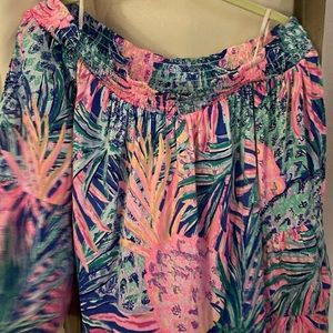 Lilly Pulitzer Off the Shoulder dress